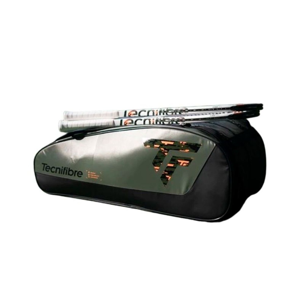 Husă pentru rachetă Tecnifibre Tour Endurance Khaki 12R Verde