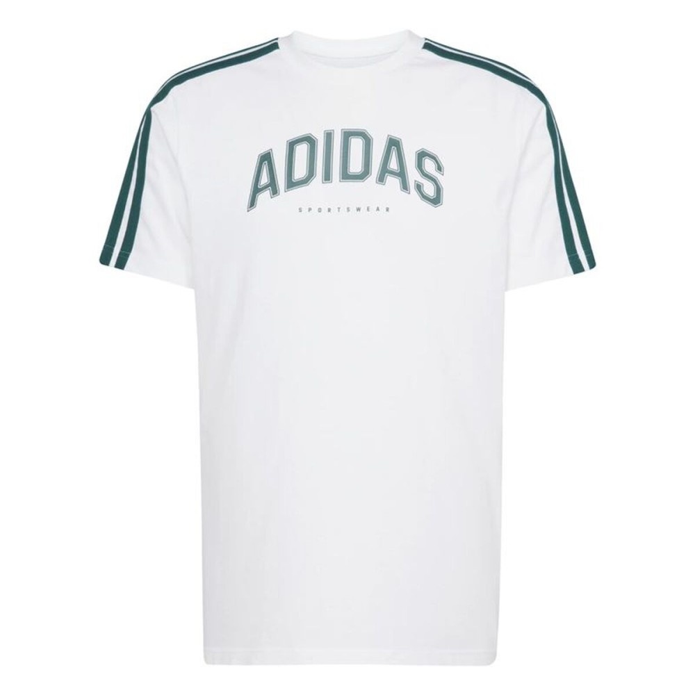 Tricou cu Mânecă Scurtă Bărbați Adidas JJ3868 Alb