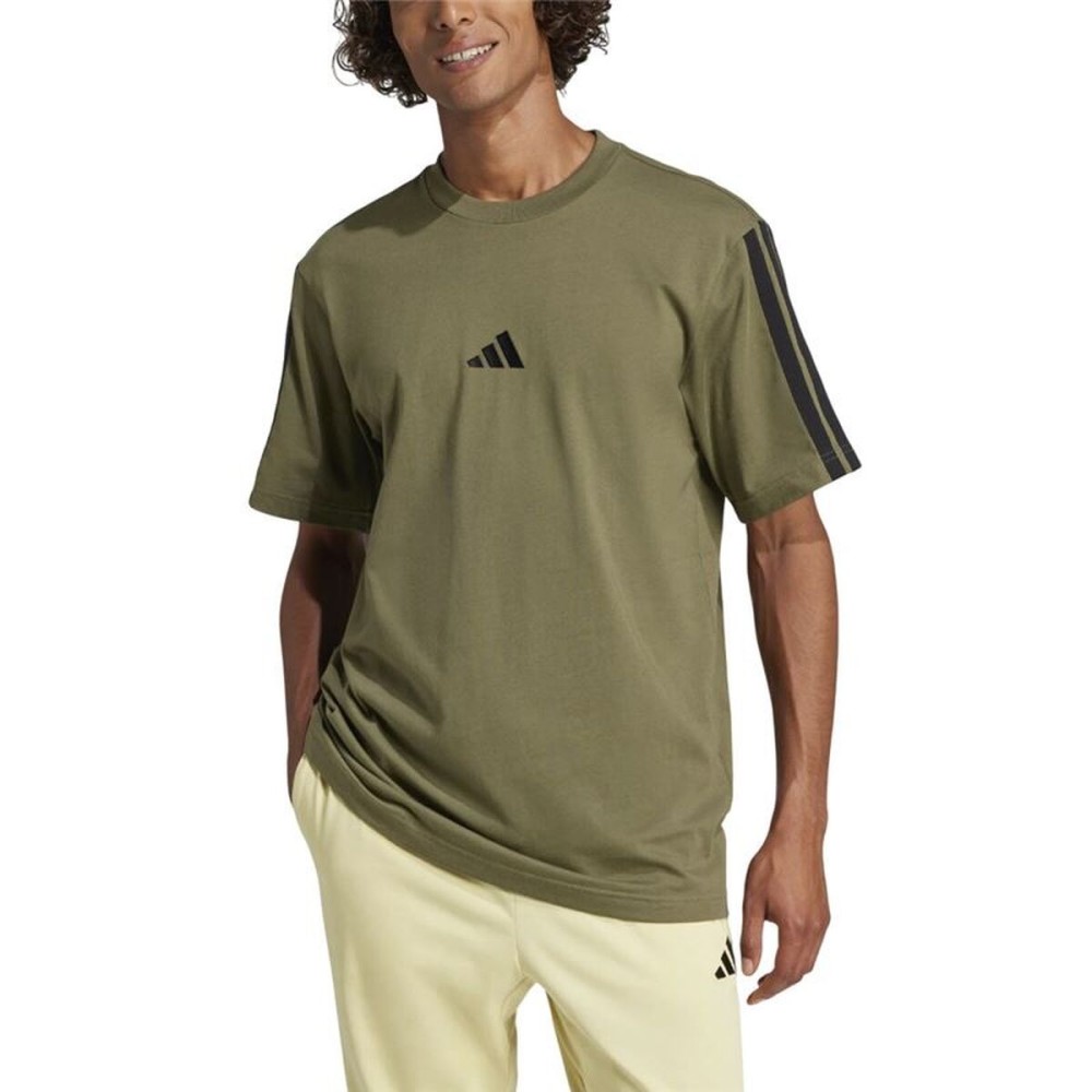 Tricou cu Mânecă Scurtă Bărbați Adidas JW1947 Măslină