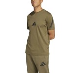Tricou cu Mânecă Scurtă Bărbați Adidas JC7921 Maro Deschis