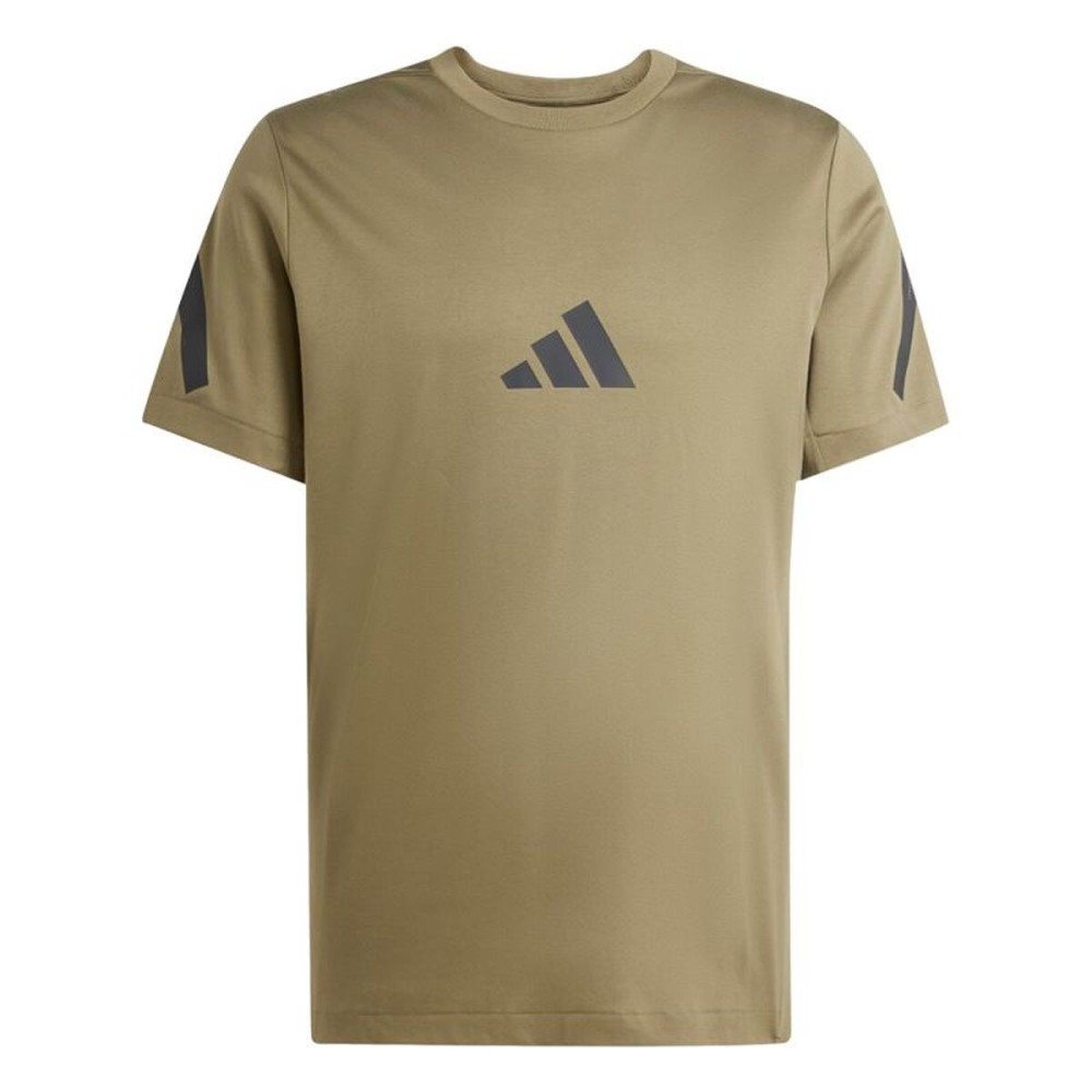 Tricou cu Mânecă Scurtă Bărbați Adidas JC7921 Maro Deschis