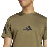 Tricou cu Mânecă Scurtă Bărbați Adidas JC7921 Maro Deschis