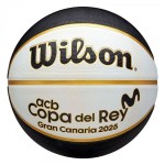 Minge de Baschet Wilson Copa del Rey Alb 7 (Mărimea 7)