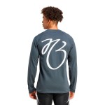 Tricou cu Mânecă Lungă Bărbați Adidas JM9351 Gri închis (XS)