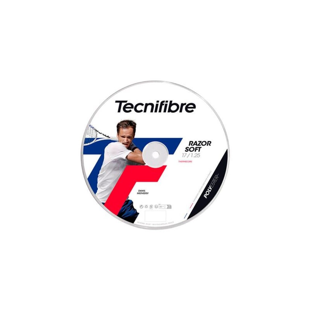 Șnur de rachetă Tecnifibre Razor Soft Alb