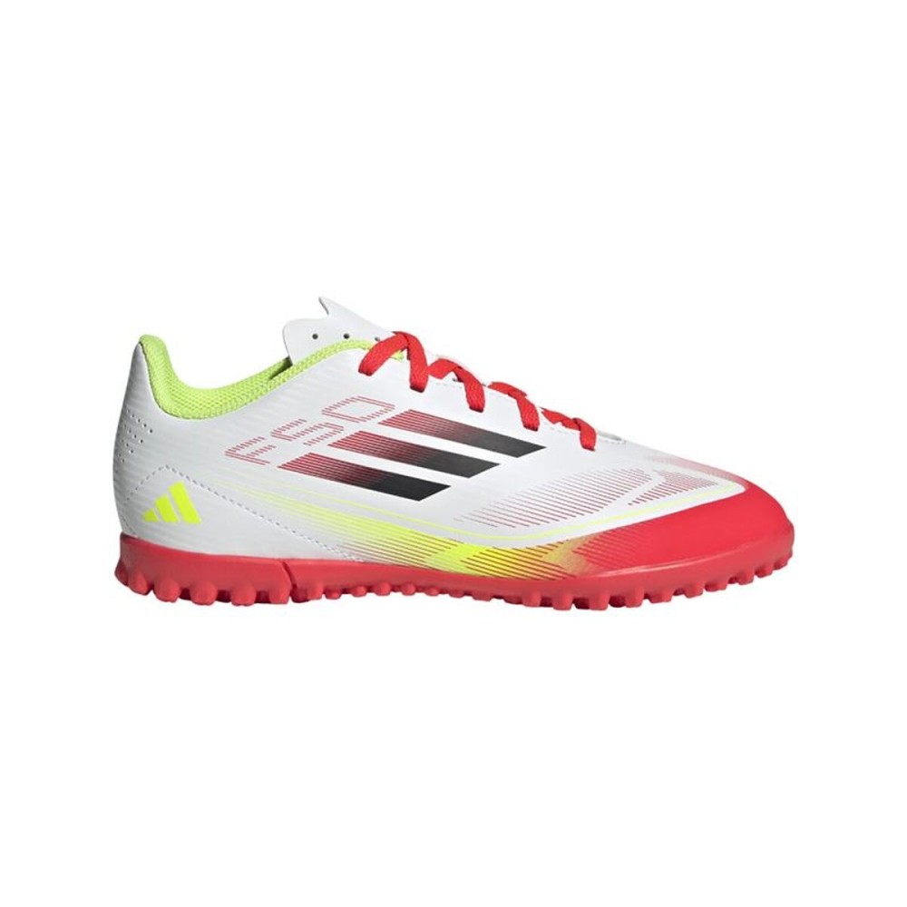 Ghete de Fotbal pentru Copii Adidas F50 Club TF Alb
