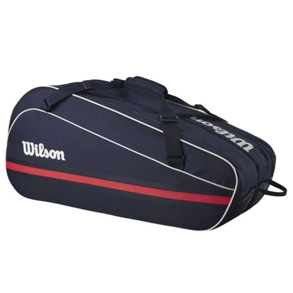 Husă pentru rachetă Wilson 6Pk Team Racket Bag 2025 Albastru închis