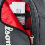 Husă pentru rachetă Wilson Tour Backpack 2025 Negru