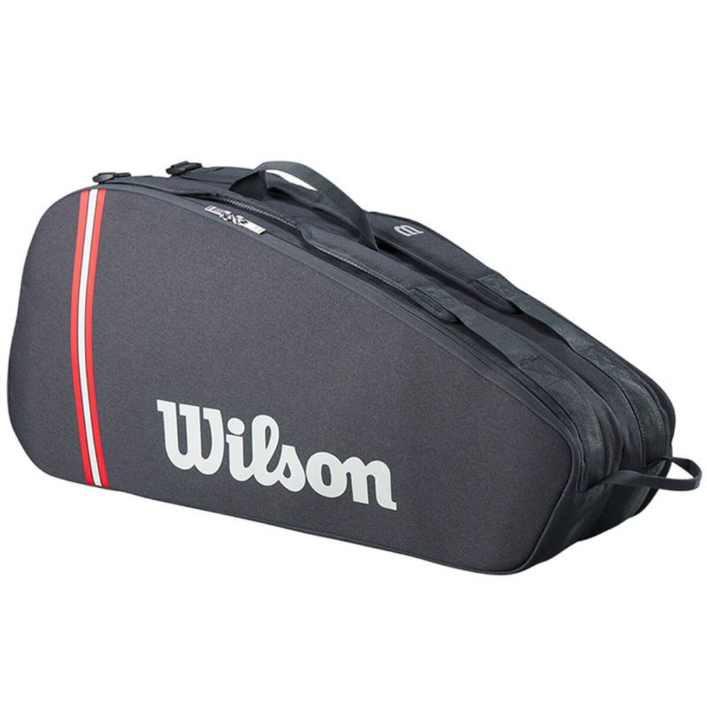 Husă pentru rachetă Wilson Tour 6Pk Negru