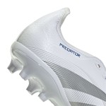 Încălțăminte de Fotbal pentru Adulți Adidas Predator League Ft Fg/Mg Alb
