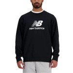 Hanorac fără Glugă Bărbați New Balance Sport Essentials French Terry Negru