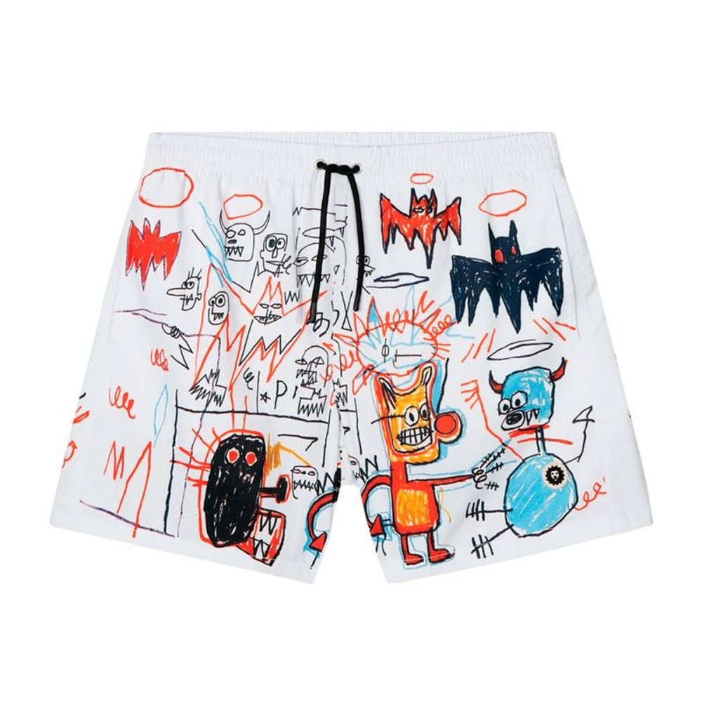 Costum de Baie Bărbați Jimmy Lion BASQUIATBATMANSWIM-MULTICOLOR