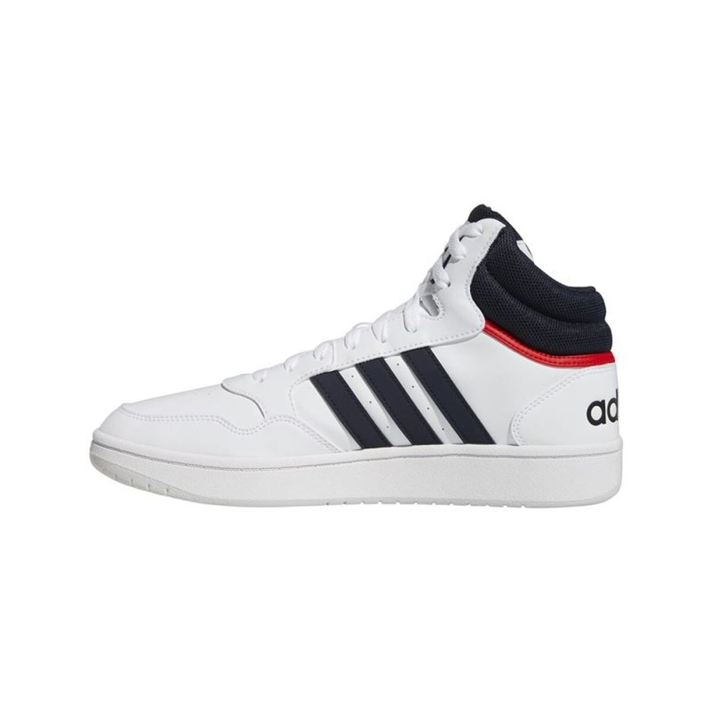 Încălțăminte Sport Bărbați Adidas Hoops 3.0 Mid Classic Alb