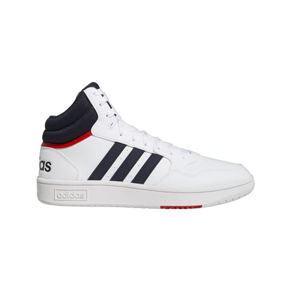 Încălțăminte Sport Bărbați Adidas Hoops 3.0 Mid Classic Alb