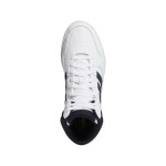 Încălțăminte Sport Bărbați Adidas Hoops 3.0 Mid Classic Alb