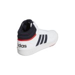 Încălțăminte Sport Bărbați Adidas Hoops 3.0 Mid Classic Alb