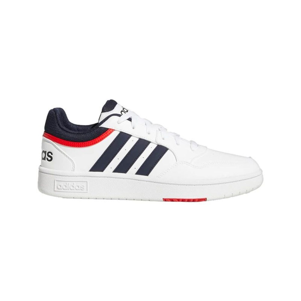 Încălțăminte Sport Bărbați Adidas Hoops 3.0 Alb