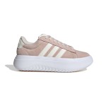 Adidași Casual de Damă Adidas Grand Court Platform Suede Roz deschis