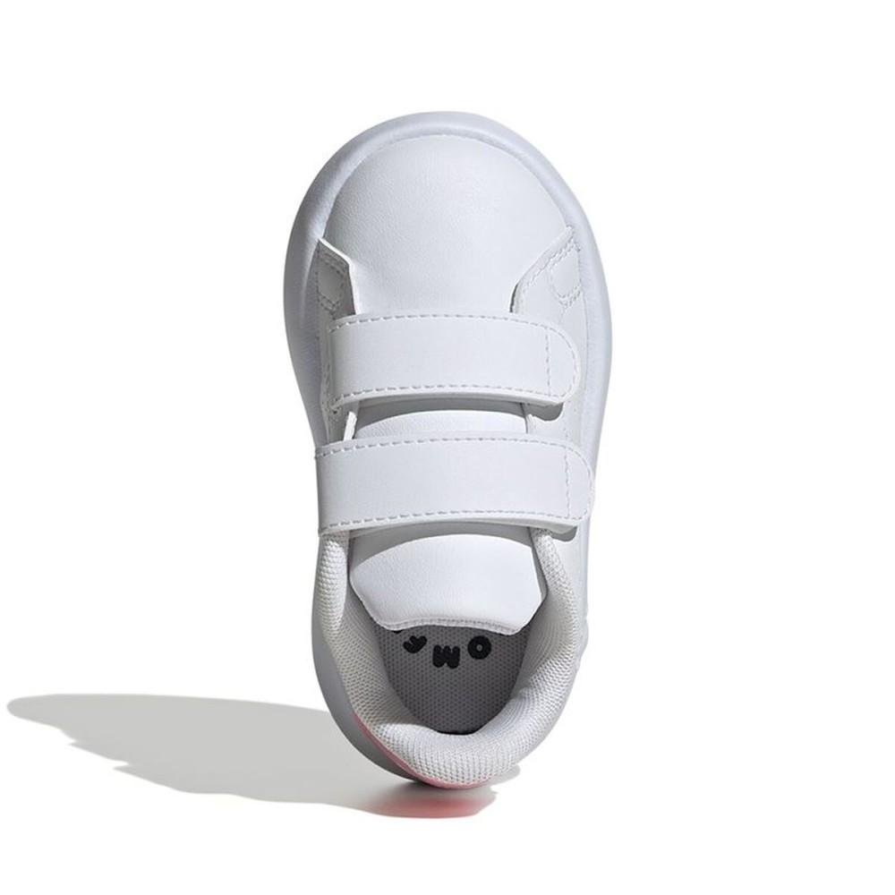 Încălțăminte Sport pentru Bebeluși Adidas Advantage Infant Alb