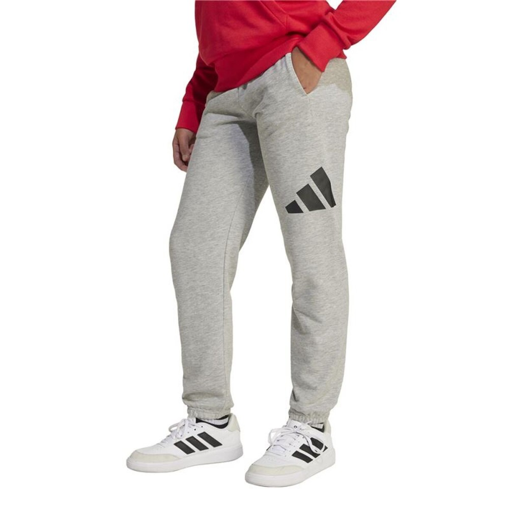 Pantaloni Sport pentru Copii Adidas Big Logo French Terry Gri