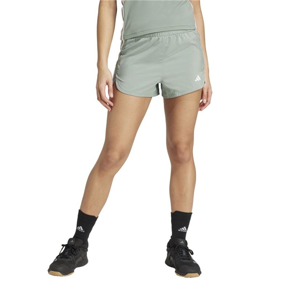 Pantaloni Scurți Sport pentru Damă Adidas Pacer Wvn High Verde