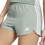 Pantaloni Scurți Sport pentru Damă Adidas Pacer Wvn High Verde