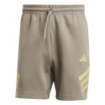 Pantaloni Scurți Sport pentru Bărbați Adidas Future Icons 3Bandas Alb Natural