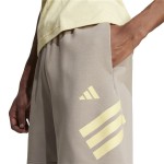 Pantaloni Scurți Sport pentru Bărbați Adidas Future Icons 3Bandas Alb Natural