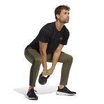 Pantaloni lungi de sport Adidas Essentials Logo 3 Bandas Galben Bărbați