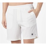Pantaloni Scurți Sport pentru Bărbați Wilson Team Short 7" Alb 7" Padel