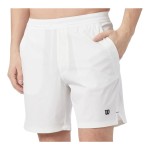 Pantaloni Scurți Sport pentru Bărbați Wilson Team Short 7" Alb 7" Padel