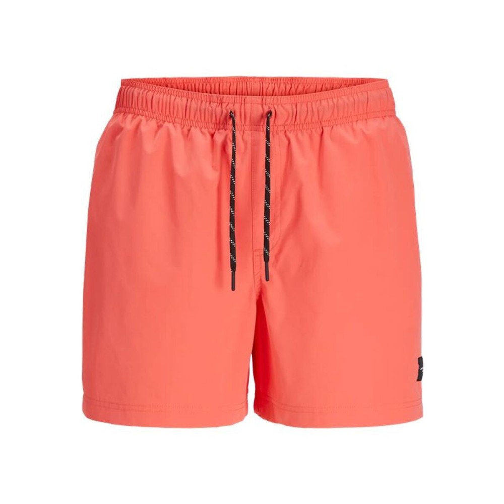Costum de Baie Bărbați Jack & Jones Jpstmaui Jj Solid Hot Portocaliu