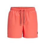 Costum de Baie Bărbați Jack & Jones Jpstmaui Jj Solid Hot Portocaliu