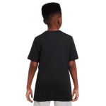 Tricou cu Mânecă Scurtă pentru Copii Nike Sportswear Big Negru