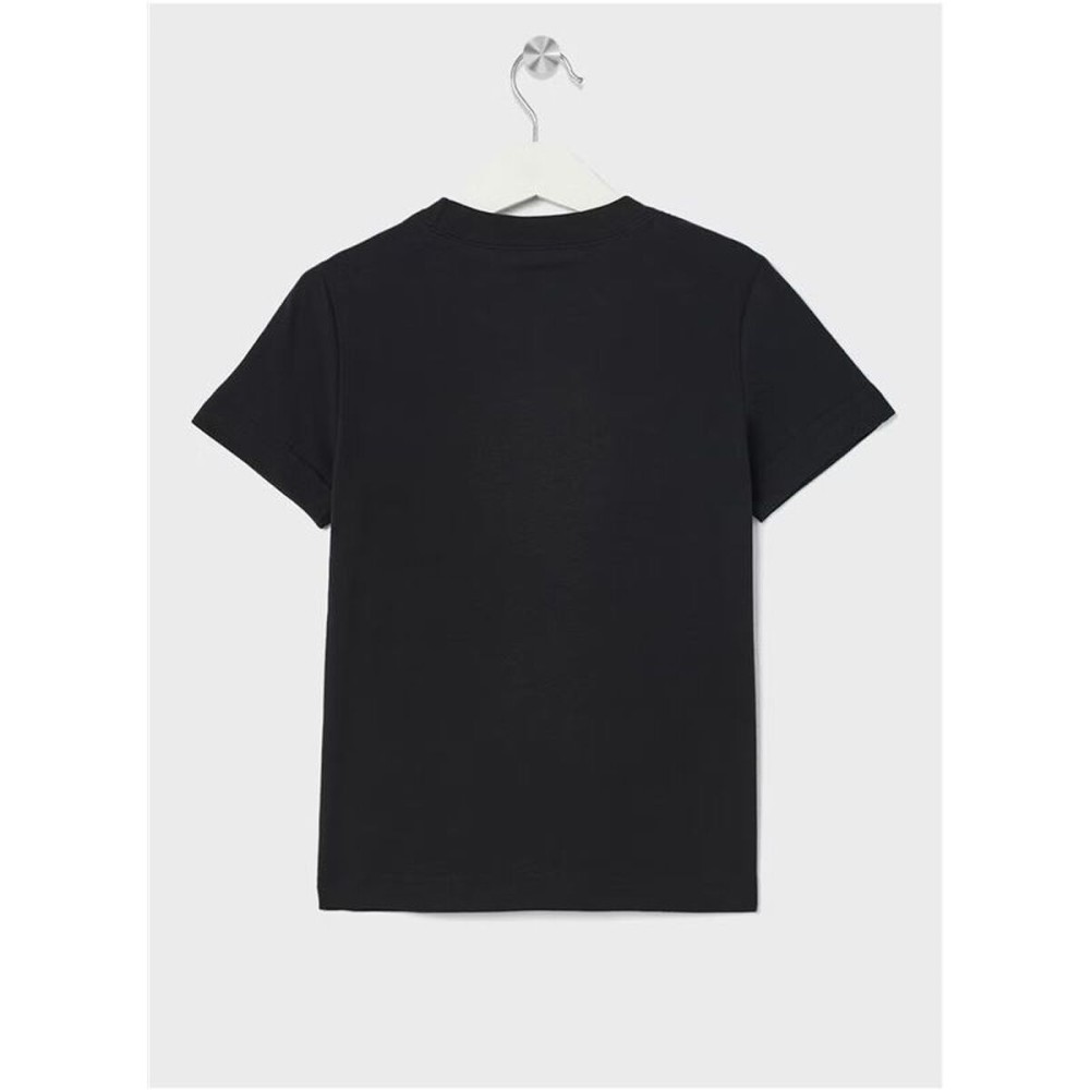 Tricou cu Mânecă Scurtă pentru Copii Nike Brandmark Stack Negru