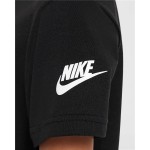 Tricou cu Mânecă Scurtă pentru Copii Nike Nkb Futura Block Negru