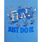 Tricou cu Mânecă Scurtă pentru Copii Nike Nkb Music Boxy Pals Ss Tee Albastru