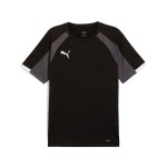 Tricou de Fotbal cu Mânecă Scurtă Bărbat Puma Individual liga Negru