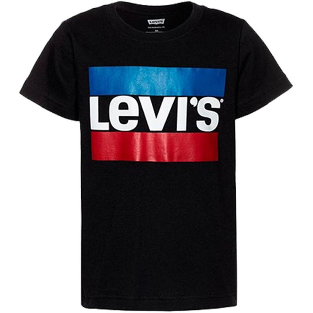 Tricou cu Mânecă Scurtă pentru Copii Levi's LVB-SPORTSWEAR LOGO TEE Negru