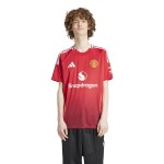 Tricou de Fotbal cu Mânecă Scurtă Bărbat Adidas Manchester United 2024/2025 Home