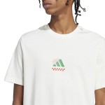 Tricou cu Mânecă Scurtă Bărbați Adidas Pizza Alb