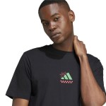 Tricou cu Mânecă Scurtă Bărbați Adidas Pizza Negru