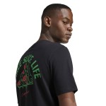 Tricou cu Mânecă Scurtă Bărbați Adidas Pizza Negru