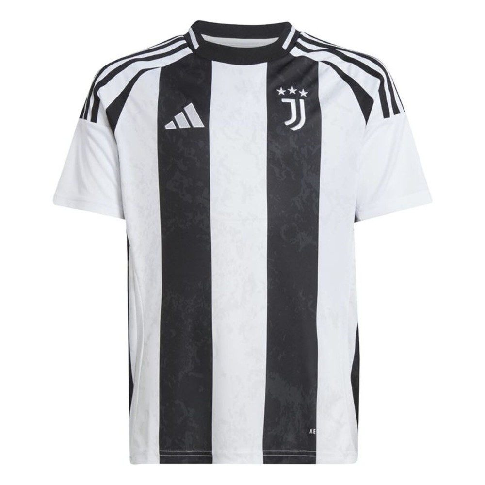 Tricou de Fotbal cu Mânecă Scurtă pentru Copii Adidas Juventus 24/25 Home Negru