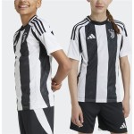Tricou de Fotbal cu Mânecă Scurtă pentru Copii Adidas Juventus 24/25 Home Negru