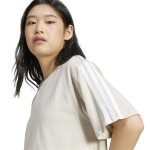 Tricou cu Mânecă Scurtă Femei Adidas Bej