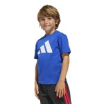 Tricou cu Mânecă Scurtă pentru Copii Adidas Big Logo Albastru Alb