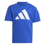 Tricou cu Mânecă Scurtă pentru Copii Adidas Big Logo Albastru Alb