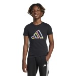 Tricou cu Mânecă Scurtă pentru Copii Adidas Negru
