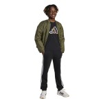 Tricou cu Mânecă Scurtă pentru Copii Adidas Negru